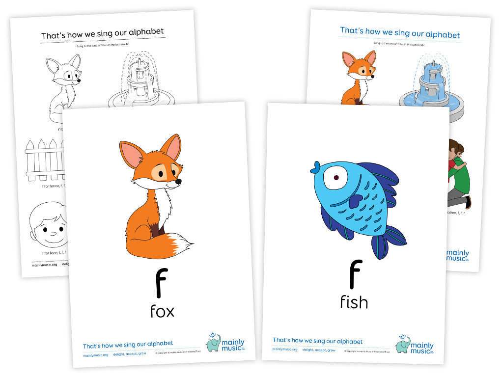 Our Alphabet - printable sheet