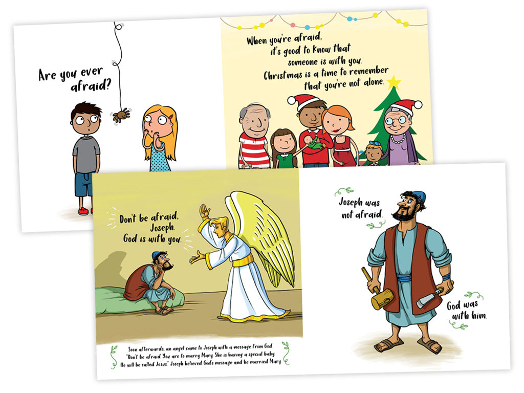 Don't Be Afraid, God is With You Sticker/Activity book
