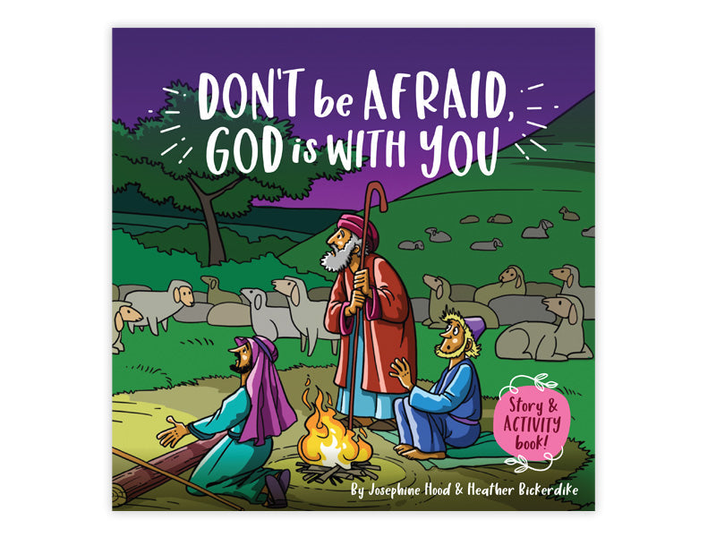 Don't Be Afraid, God is With You Sticker/Activity book