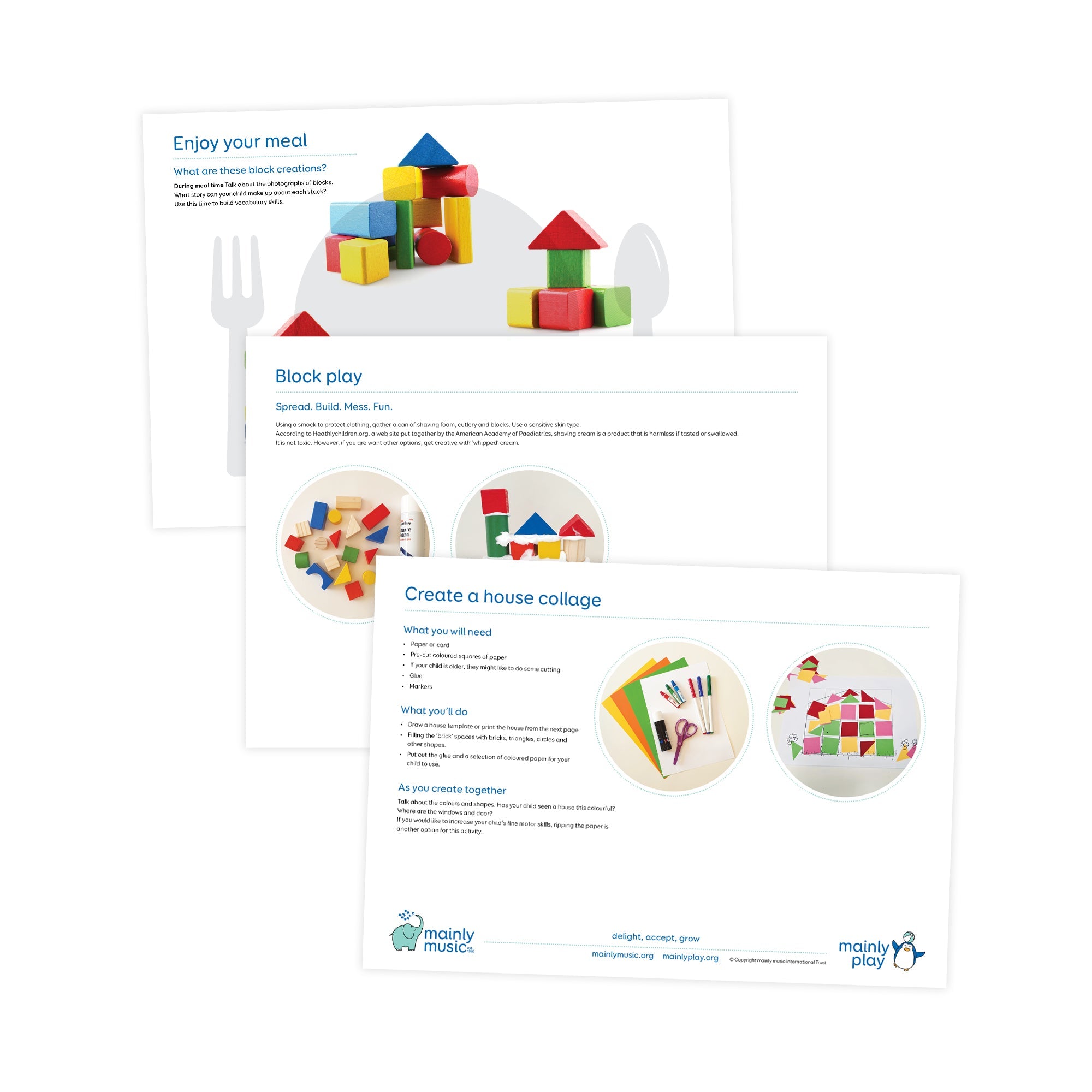 Learning Together with music - downloadable activity packs