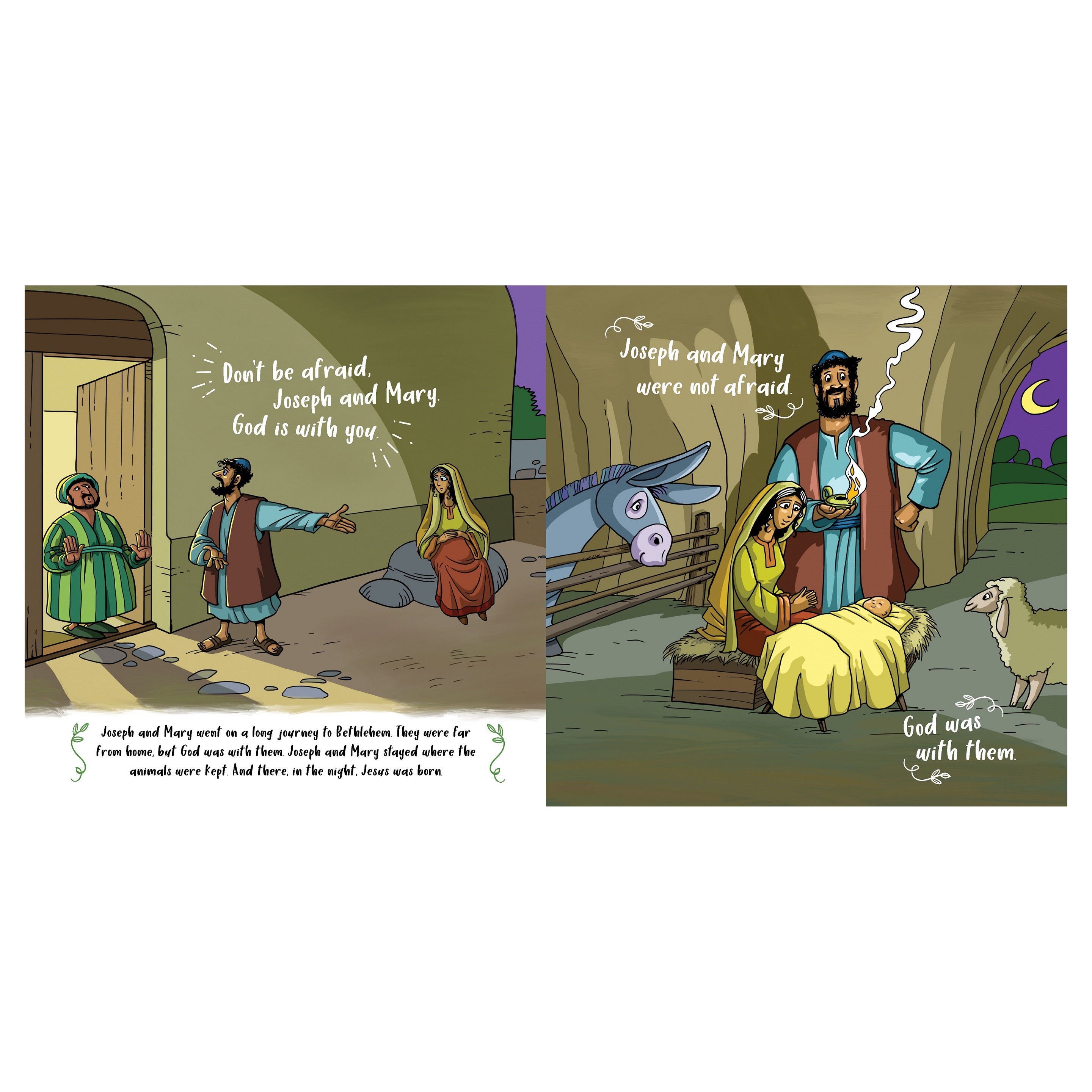 Don't Be Afraid, God is With You Sticker/Activity book