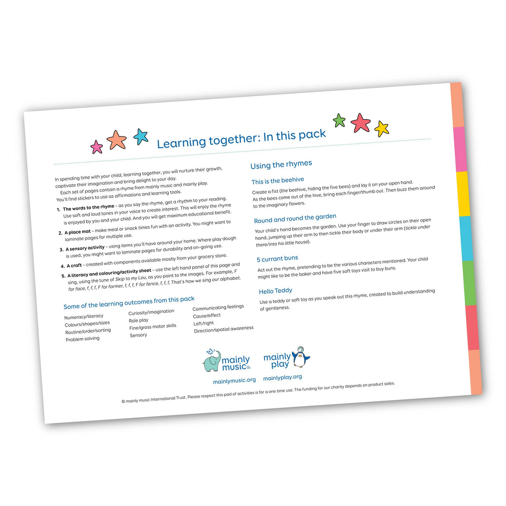 Learning Together with rhyme pad