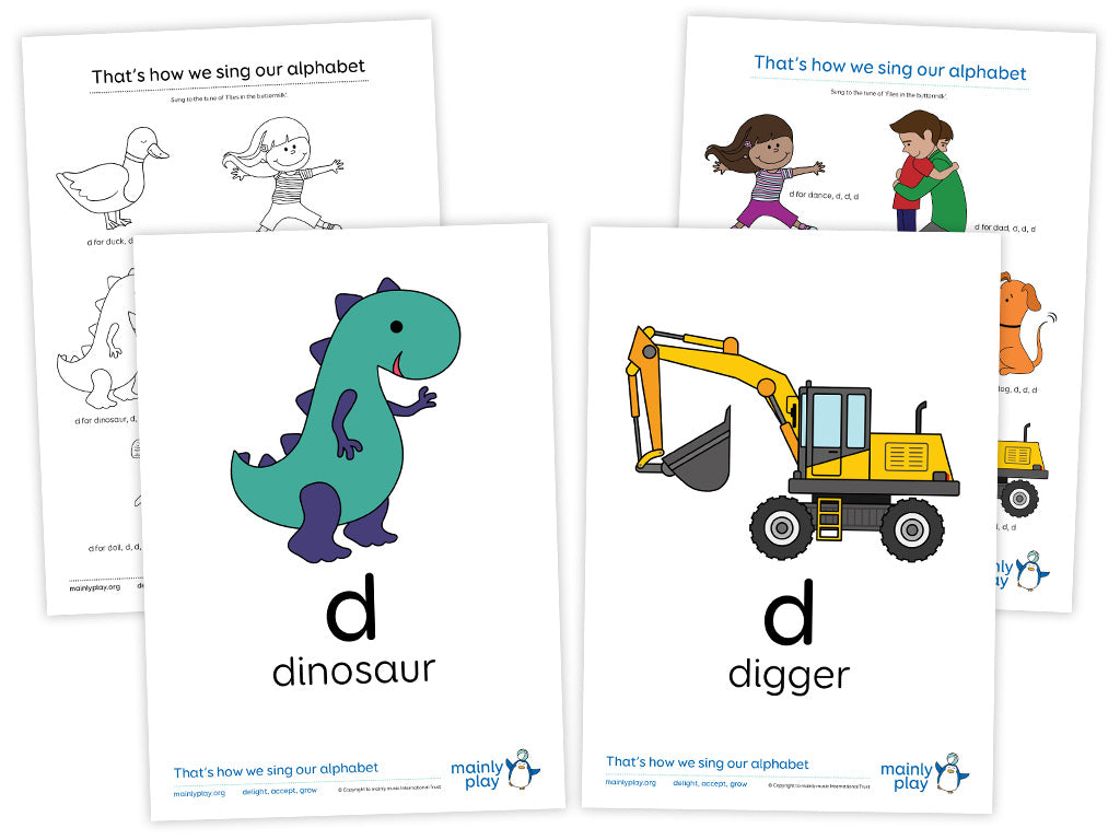 Our Alphabet - printable sheet